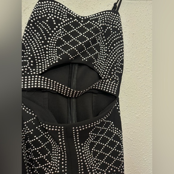 BANJUL Women's Black Sequined Spaghetti Strap Jumpsuit - Picture 3 of 15